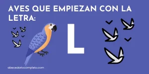 Aves que empiezan con L - Lista detallada