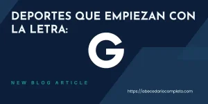 Deportes que Empiezan con G - Lista y Guía