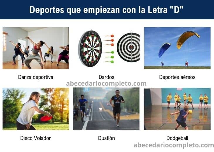 Deportes que empiezan con D - Lista completa