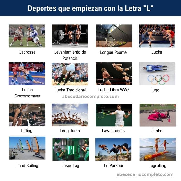 Deportes que empiezan con L - Lista completa