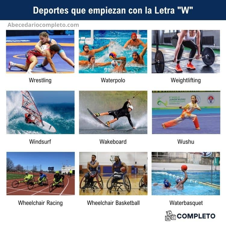 Deportes que empiezan con W - Lista completa