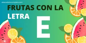 Frutas con la Letra E - Lista Detallada