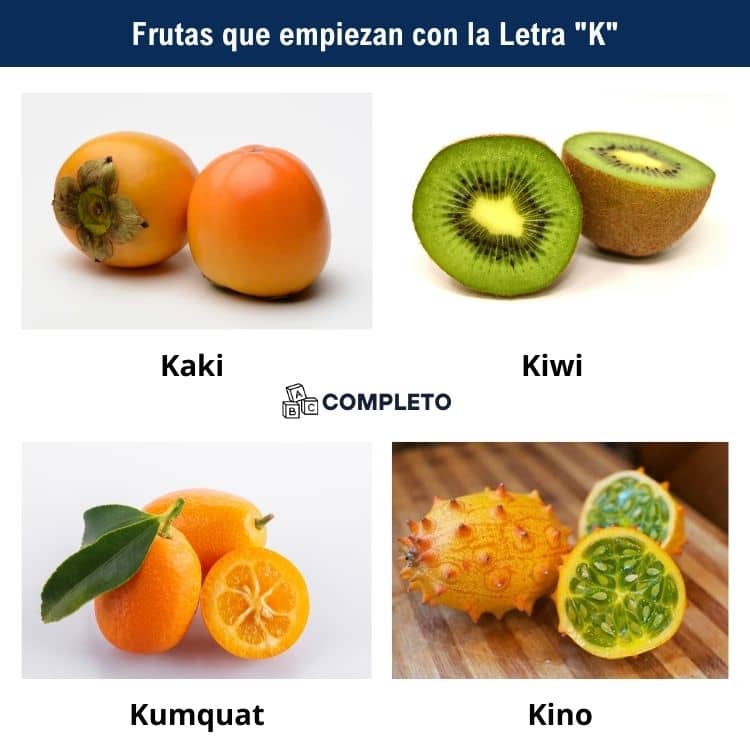 Frutas con la Letra K - Lista Detallada