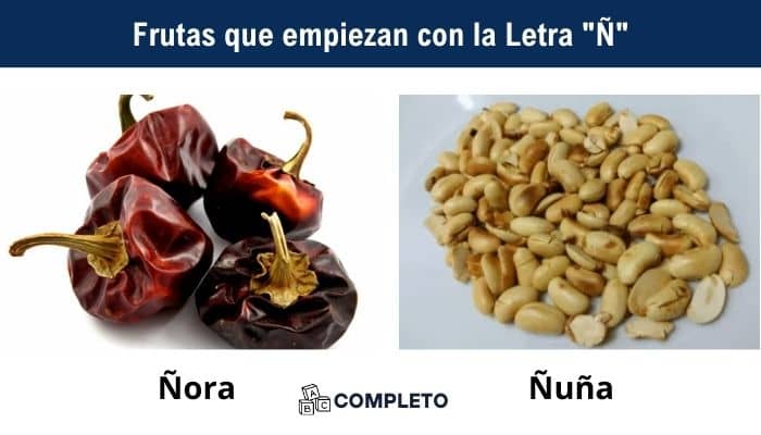 Frutas con la Letra Ñ - Lista Detallada