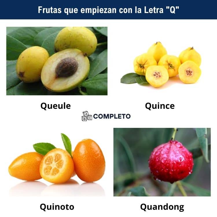 Frutas con la Letra Q - Lista detallada