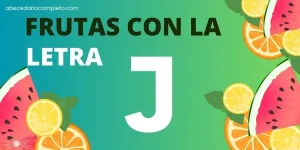 Frutas que empiezan con J