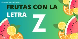 Frutas que empiezan con Z