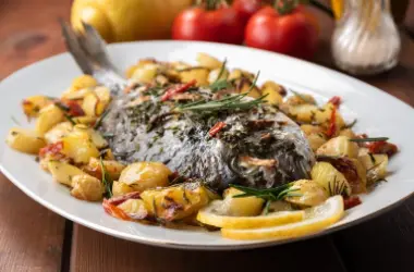 Pescado al horno