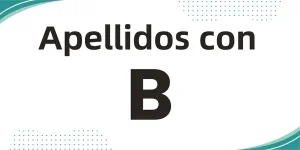 apellidos con b