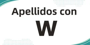 Apellidos con W