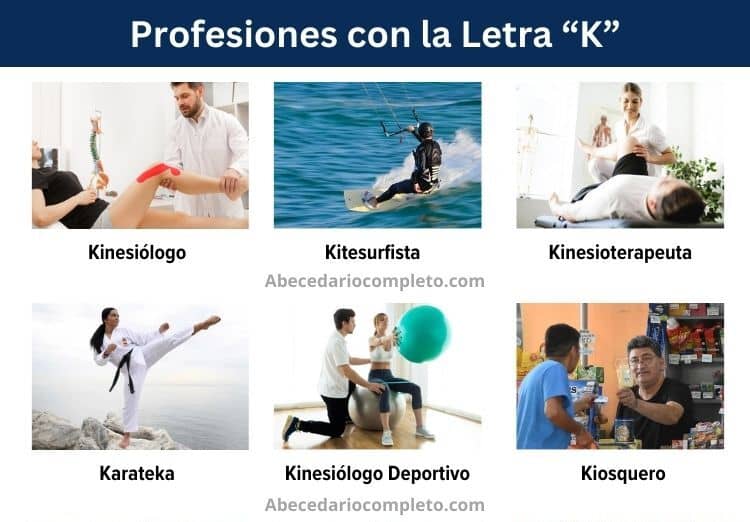 profesiones con la letra k