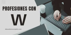 profesiones con w