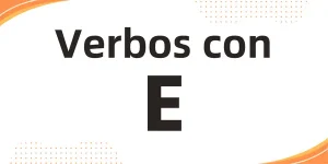 verbos con e