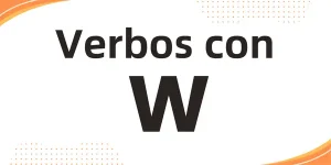 verbos con w