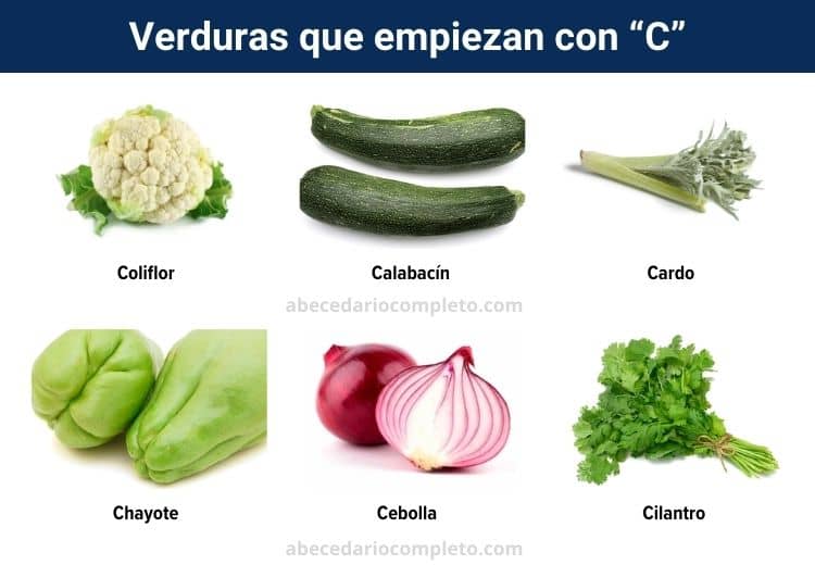 Verduras con C