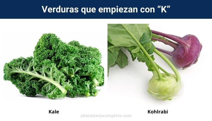 Verduras con K