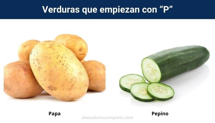 Verduras con P