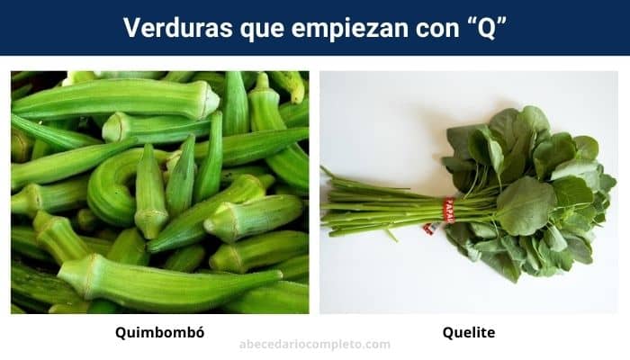 Verduras con Q