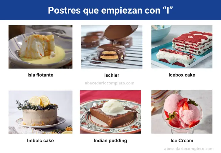 Postres con I